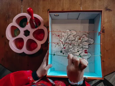 Peinture à l&rsquo;élastique
